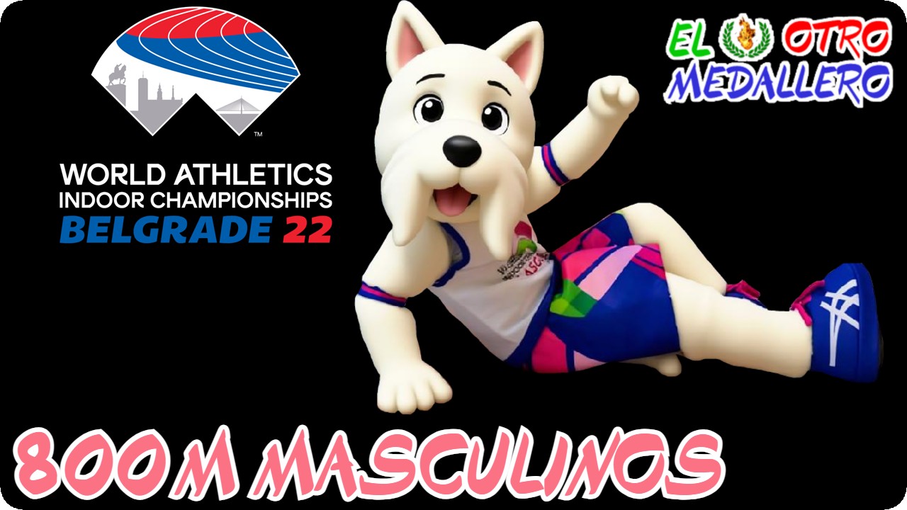 Increible la actuación del murciano Mariano García en el 800m de estos campeonatos del mundo indoor Belgrado 2022.