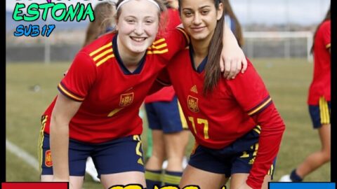 España VS Estonia Europeo de Estonia 2023