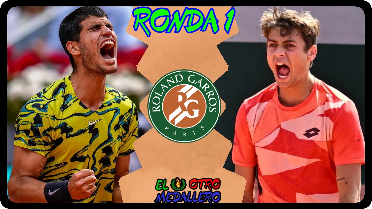 Resumen del debut del número 1 del mundo en Roland Garros 2023, Carlos Alcaraz, frente al italiano Flavio Cobolli, que llega de la previa.