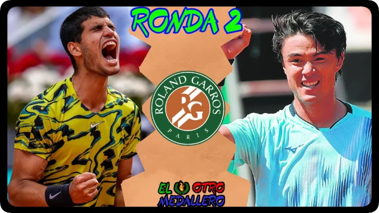 Resumen del segundo partido del número 1 del mundo, Carlos Alcaraz, en Roland Garros 2023, frente a Taro Daniel.