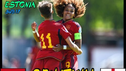 España VS Inglaterra Europeo de Estonia 2023