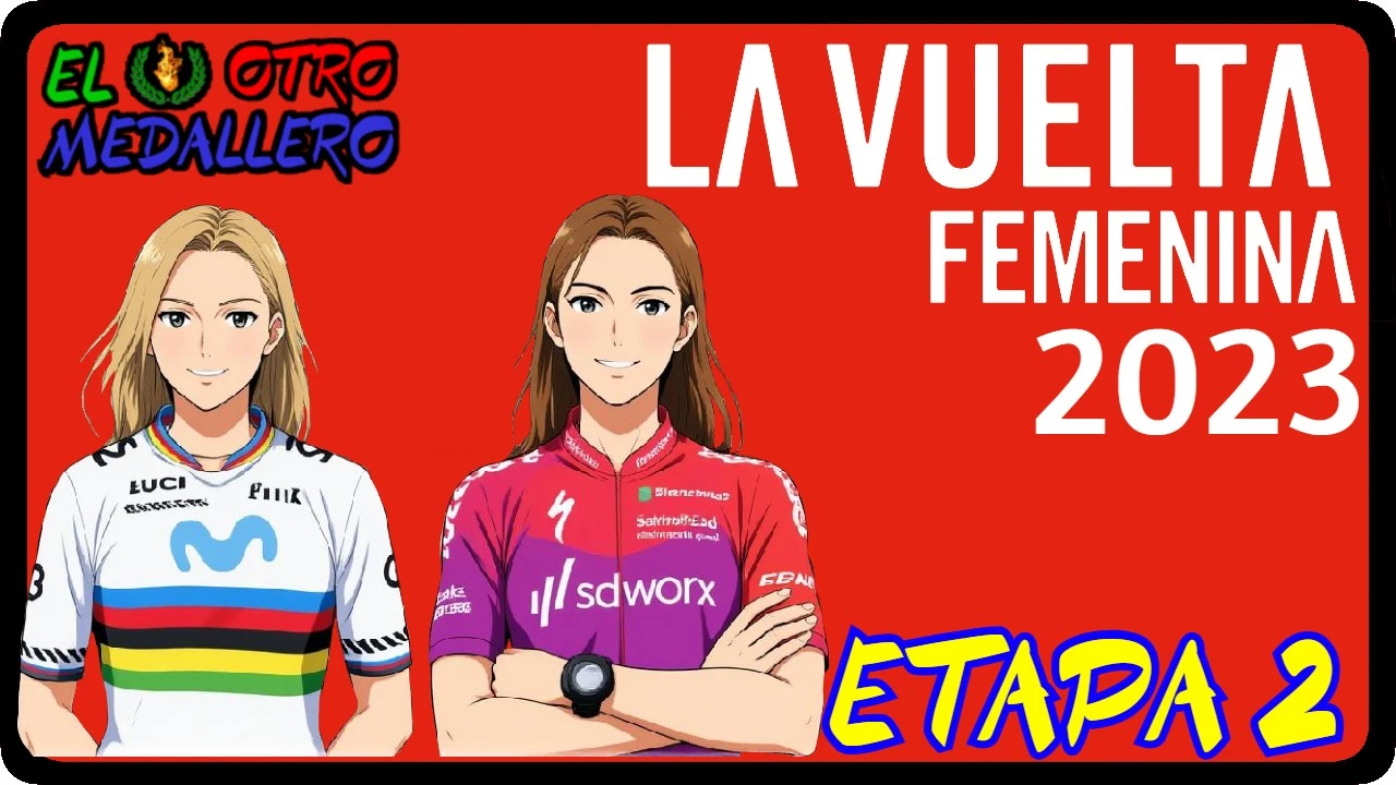 Resumen de la segunda etapa de la primera Gran Vuelta de este año, la vuelta a España femenina, con van Vleuten buscando la victoria .
