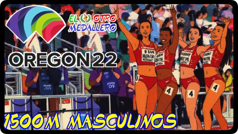 Resumen de los 1500m masculinos del mundial de Eugene 2022, buscando una nueva medalla de la delegación en Oregón.