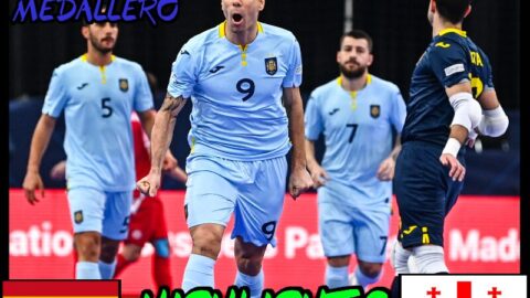 España VS Georgia Europeo futbol sala 2022