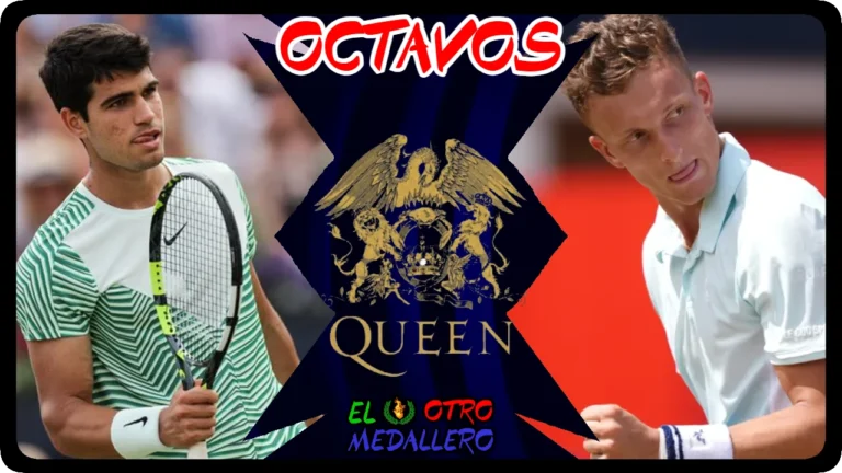 Video Resumen de los octavos de final del ATP 500 de Queens, en este caso con nuestro Carlos Alcaraz frente al joven checo Jiri Lehecka.