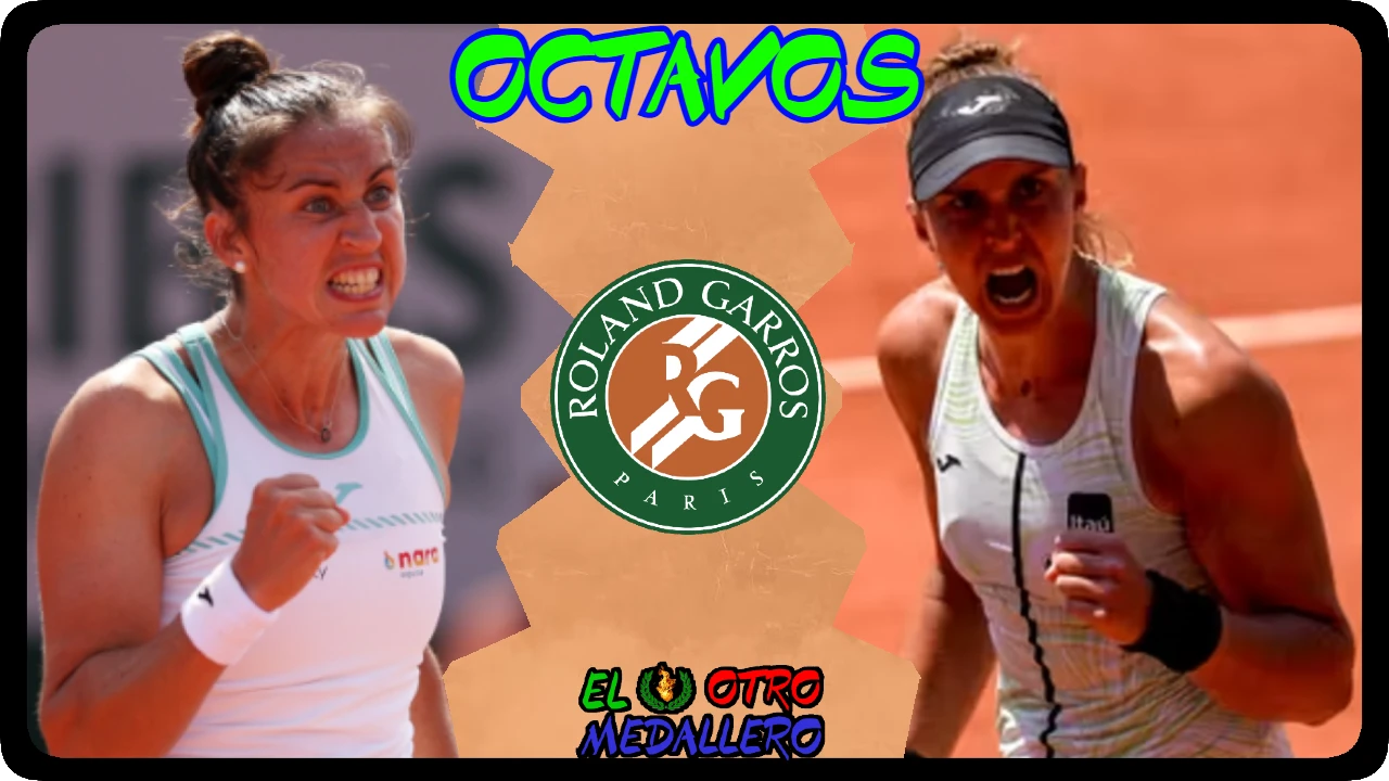 Video resumen de los octavos de final de Roland Garros 2023 entre nuestra Sara Sorribes y la brasileña Haddad Maia.