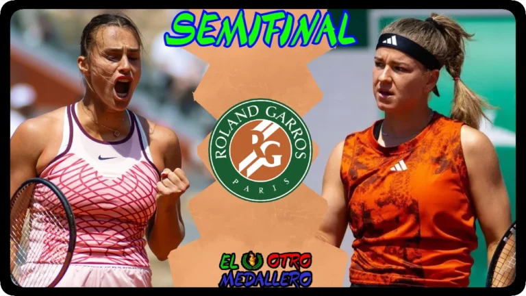 Resumen de la SEMIFINAL de Roland Garros 2023, entre la gran sorpresa, Karolina Muchova, y la número 2 del mundo, Aryna Sabalenka.