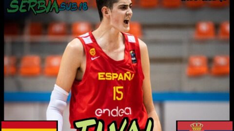 España VS Serbia Final Eurobasket sub 18 Serbia 2023
