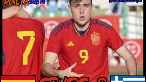 España vs Grecia Eurocopa sub 19 Malta 2023