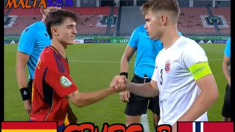 España vs Noruega Eurocopa sub 19 Malta 2023