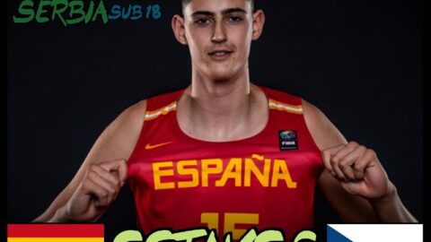 España VS República checa Octavos Eurobasket sub 18 Serbia 2023