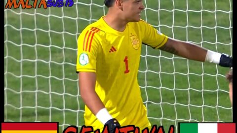 España vs Italia Eurocopa sub 19 Malta 2023