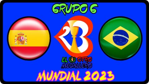 España VS Brasil/ Grupo G/ mundial 2023