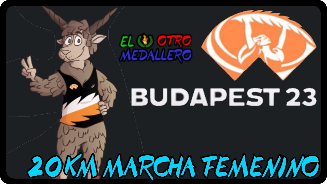Resumen de la final de los 20km marcha femenina de Budapest 2023, con María Pérez llegando de líder del año.