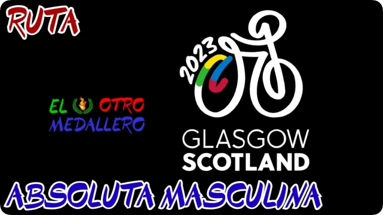 Video resumen de la final de la carrera élite masculina, la gran reina de estos mundiales de Glasgow 2023 con Remco Evenepoel, Tadej Pogacar, Wout van Aert y matthew van der Poel como grandísimos favoritos.