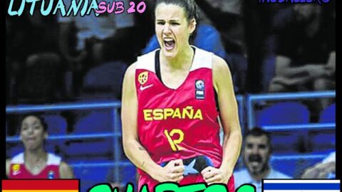 España VS Israel Cuartos Eurobasket sub 20 Lituania 2023