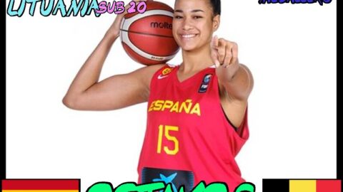 España VS Bélgica Octavos Eurobasket sub 20 Lituania 2023