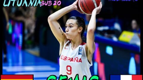 España VS Francia Semifinales Eurobasket sub 20 Lituania 2023