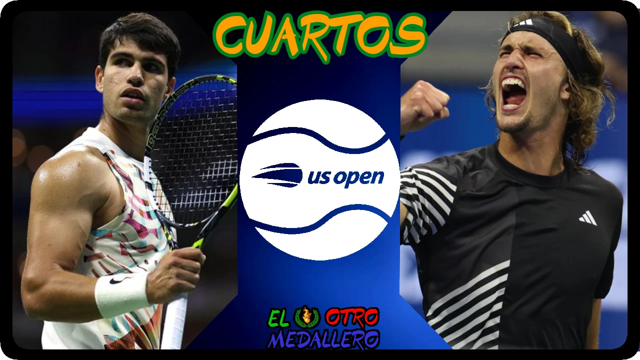 Video resumen del partidazo de los cuartos de final del US Open, con el número 1 del mundo, Alcaraz, frente al campeón olímpico, Zverev.