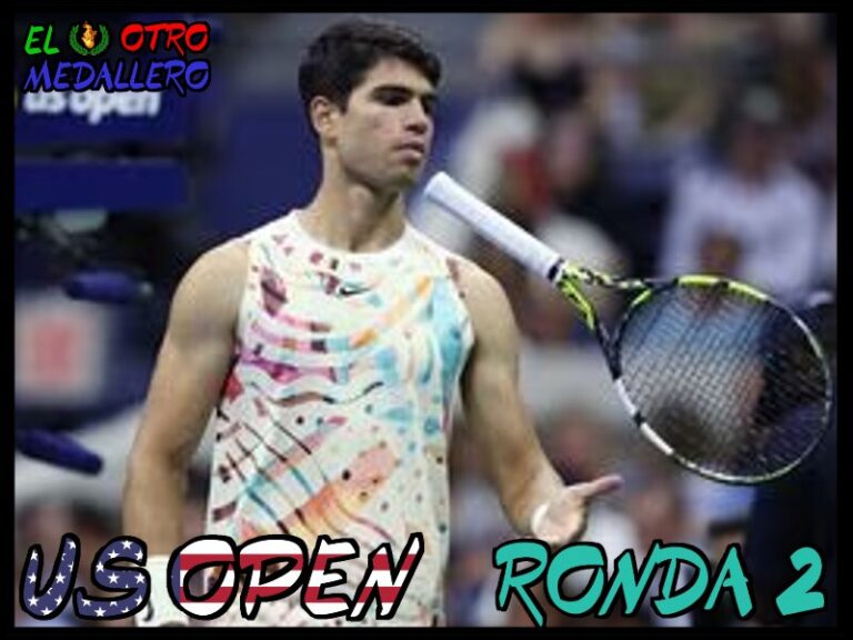 Video resumen del partidazo de segunda ronda del US Open, entre Carlos Alcaraz y Lloyd Harris, en una gran batalla de dos especialistas de estas pistas.
