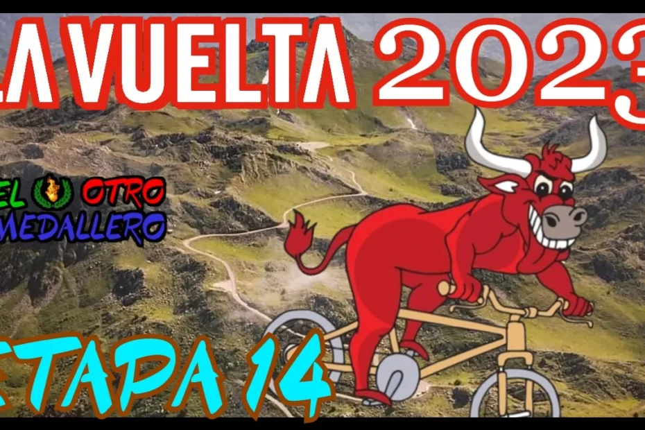 Video resumen de la decimocuarta etapa de la vuelta a España 2023, un día ideal de alta montaña para diseñar estrategias que puedan hacer daño al jumbo.