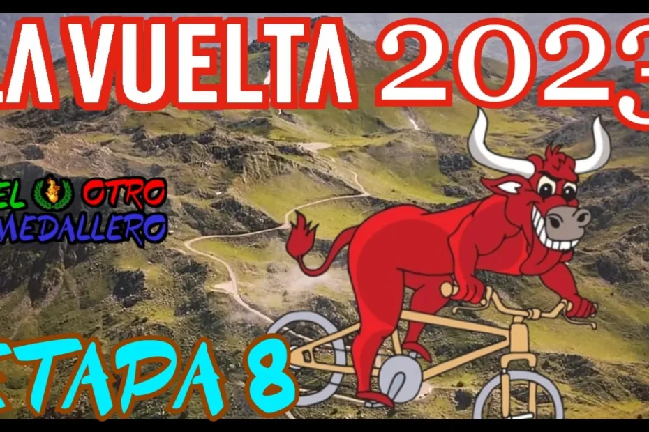 Video resumen de la octava etapa de la vuelta a España 2023, con una nueva jornada para los gallos de la general y hasta 5 puertos en el recorrido.