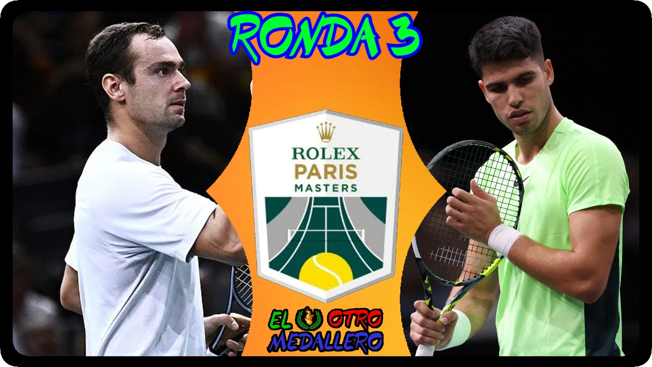 Resumen del debut de Carlos Alcaraz en el ATP 1000 de Paris frente a Roman Safiullin, el ruso que llega en el mejor momento de su carrera.