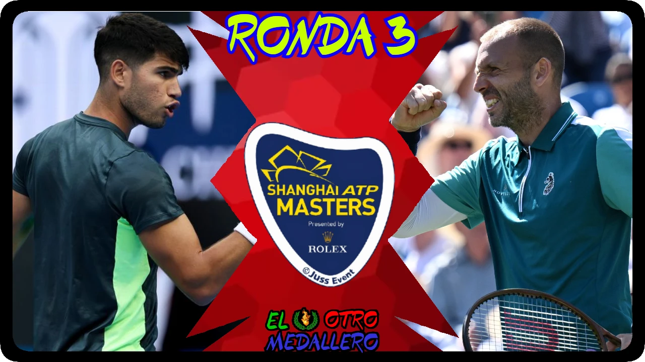 Resumen del segundo partido de Carlos Alcaraz en el ATP 1000 de Shanghai frente a Daniel Evans, el primer rival serio del español en el torneo.