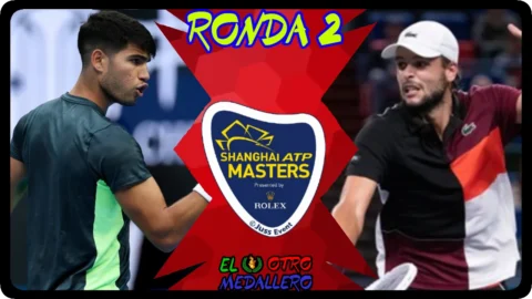Carlos Alcaraz – Gregoire Barrere / Ronda 64 / Master 1000 Shanghái 2023