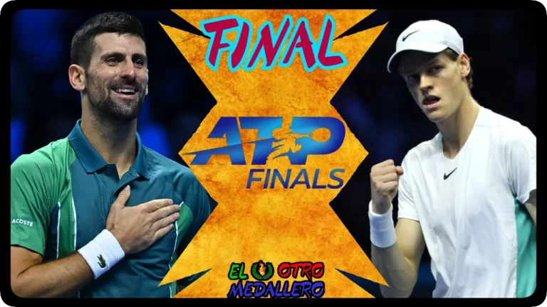 Resumen de la GRAN FINAL de las ATP finals de Turín con Djokovic y Sinner demostrando que eran los dos mejores tenistas del torneo.