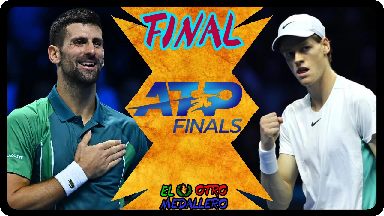 Resumen de la GRAN FINAL de las ATP finals de Turín con Djokovic y Sinner demostrando que eran los dos mejores tenistas del torneo.