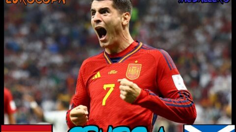 España vs Escocia. Clasificación Eurocopa 2024