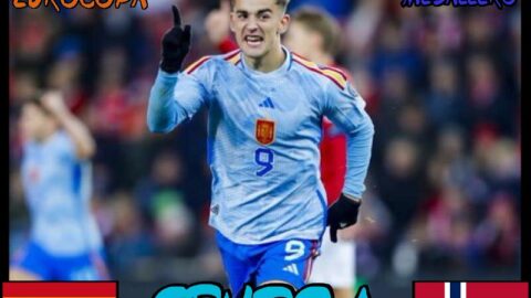 España vs Noruega. Clasificación Eurocopa 2024