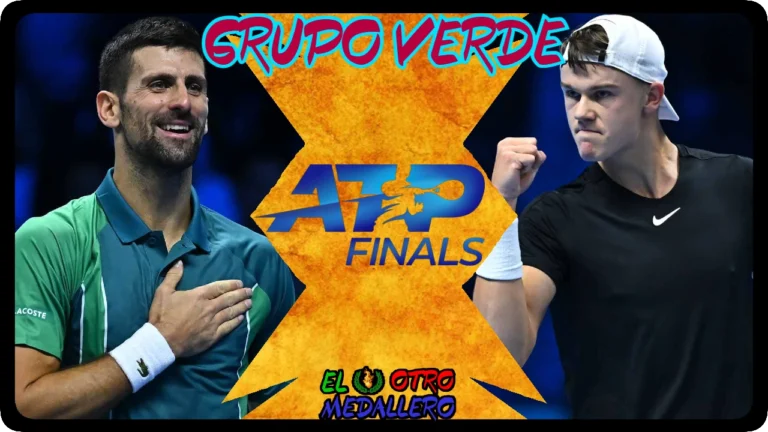 Resúmen del partido del grupo verde de las ATP finals de Turín, con Novak Djokovic, el número 1 del mundo, debutando contra su bestia negra, Holger Rune.