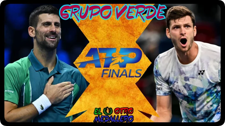 Resumen del tercer partido del grupo verde de las ATP finals de Turín con Novak Djokovic obligado a imponerse a Hurkacz, sin margen de error.