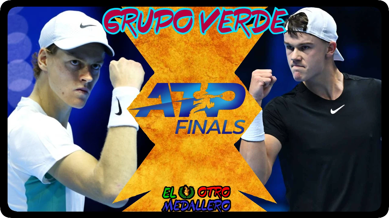 Resumen del tercer partido del grupo verde de las ATP finals de Turín con Sinner buscando el liderato del grupo y Rune la clasificación a semifinales.