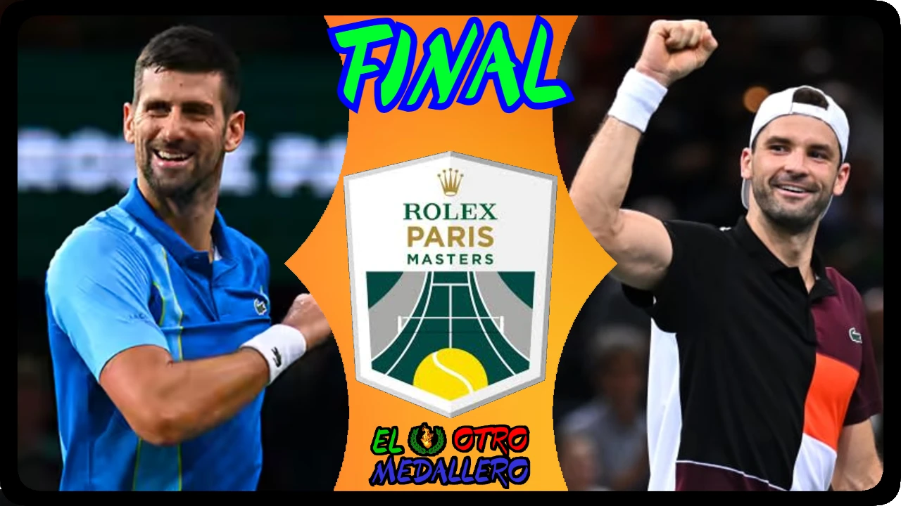 Resumen de la gran final del ATP 1000 de Paris entre Djokovic y Dimitrov, un auténtico partidazo entre dos de los tenistas con más clase.