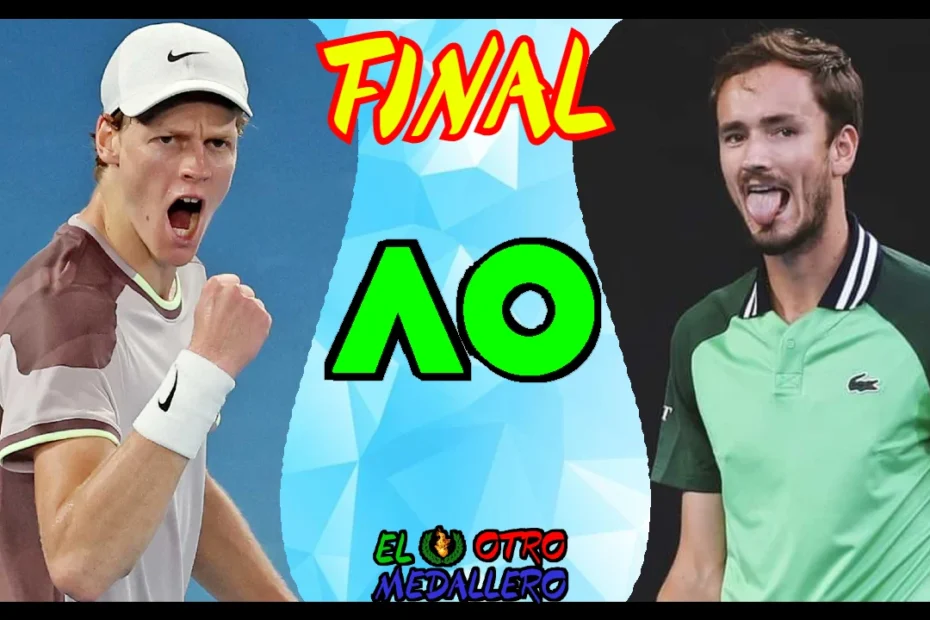 Resumen de la GRAN FINAL en el Open de Australia 2024, entre Jannik Sinner y Daniil Medvedev por la gloria en el primer grand slam.