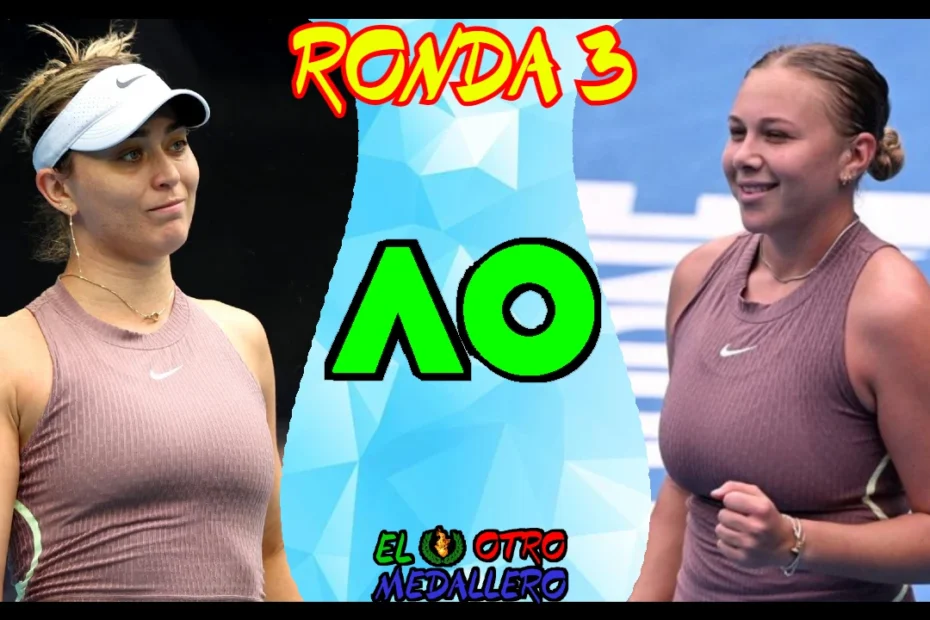 Resumen de la tercera ronda en el open de Australia 2024, con Paula Badosa a seguir con su gran estado de forma contra Amanda Anisimova.