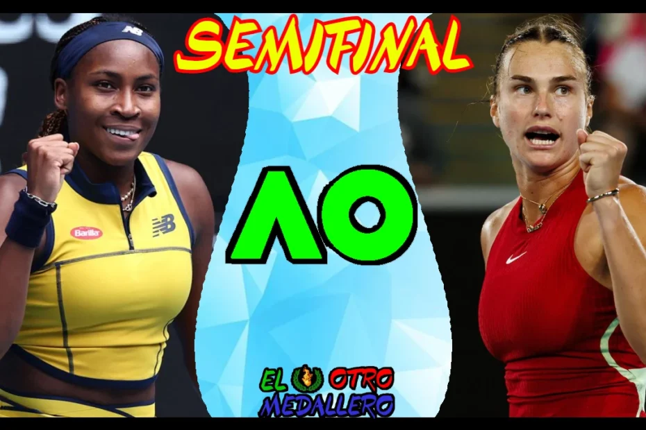 Resumen de las SEMIFINALES en el Open de Australia 2024, entre Cori Gauff y Aryna Sabalenka en la presunta final anticipada.