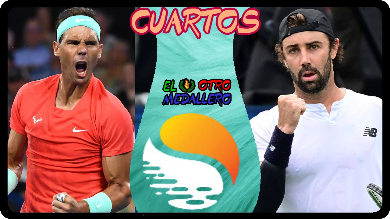 Resumen de la vuelta de Rafa Nadal a las pistas en este ATP 250 de Brisbane contra Jordan Thompson en el duelo de cuartos de final.