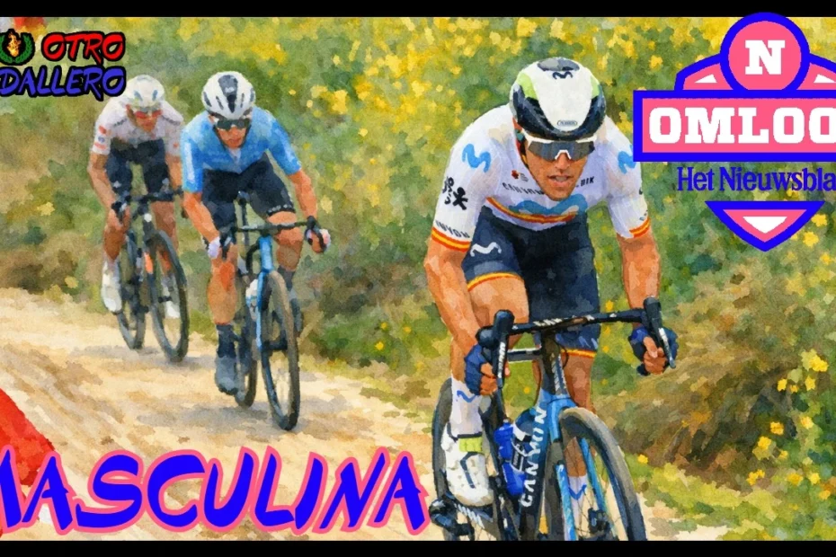 Resumen de la primera gran clásica de adoquines del año ciclista, la Omloop Het Nieuwsland con Visma y Wout van Aert como favoritos.