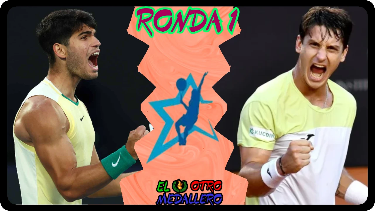 Resumen de los octavos de final del ATP 250 de Buenos Aires, con Carlos Alcaraz debutando contra el local Camilo Carabelli.