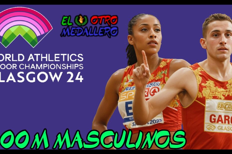 Resumen de la final de los 800m masculinos de Glasgow 2024 con Mariano García defendiendo el título y Mohamed Attaoui.