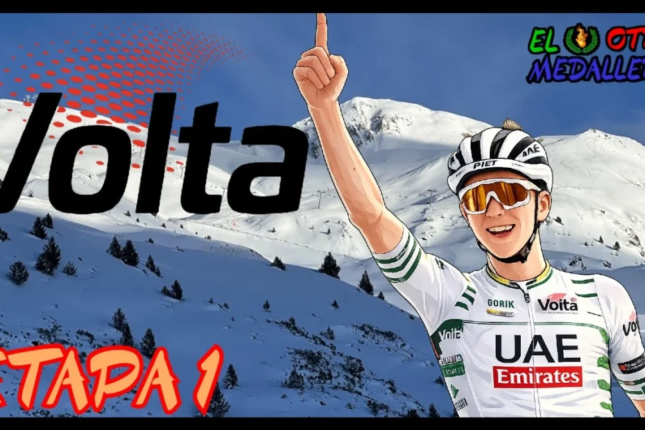 Resumen de la primera etapa de la Volta a Catalunya 2024, con Tadej Pogacar y Sepp Kuss como grandes favoritos al título.