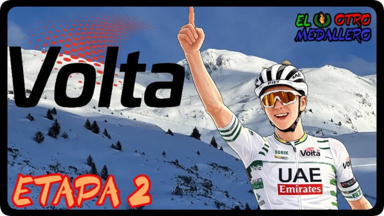 Resumen de la segunda etapa de la Volta a Catalunya 2024, con Tadej Pogacar y Sepp Kuss como grandes favoritos al título.