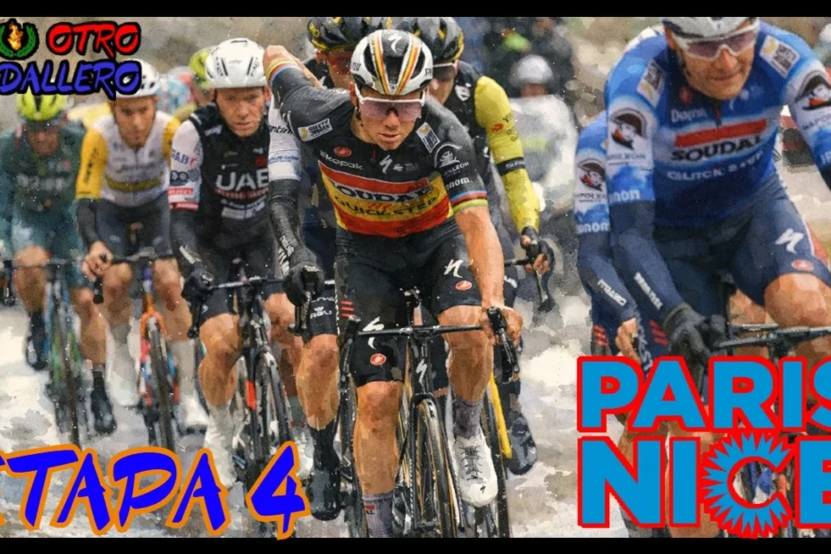 Resumen de la cuarta etapa de la París-Niza 2024, con Primoz Roglic y Remco Evenepoel comenzando la batalla para el Tour de Francia.