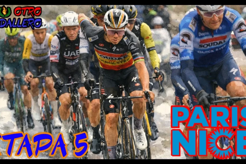 Resumen de la quinta etapa de la París-Niza 2024, con Primoz Roglic y Remco Evenepoel comenzando la batalla para el Tour de Francia.