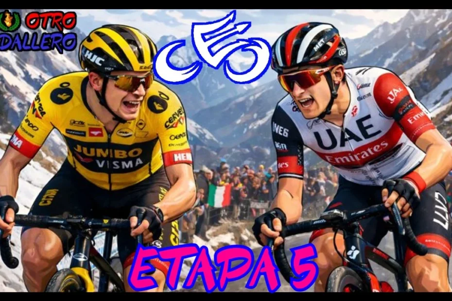 Resumen de la quinta etapa de la Tirreno-Adriático 2024, con Vingegaard al ataque y Juan Ayuso defendiendo su maijot de líder.