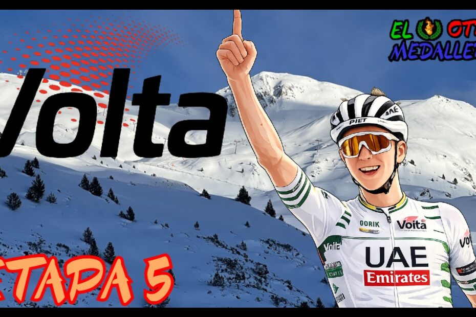 Resumen de la quinta etapa de la Volta a Catalunya 2024, con Tadej Pogacar liderando la carrera y Mikel Landa a certificar el pódium.